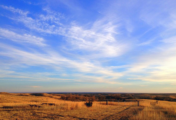 Sky over Kansas Prairie by Aaron Steed